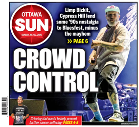 Cover of Ottawa Sun
