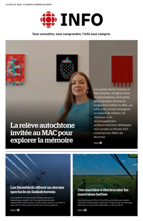 Cover of Radio-Canada Info