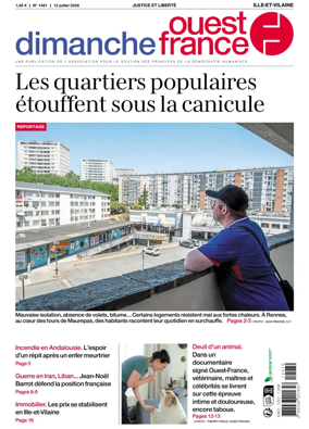 Cover of Dimanche Ouest France (Ille-et-Vilaine)