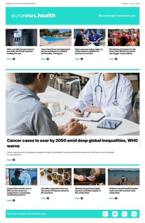 Cover of Euronews Health (English) Compiled Edition