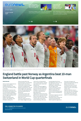 Cover of Euronews World Cup