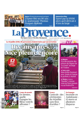 Cover of La Provence Martigues-Istres-Vitrolles-Marignane