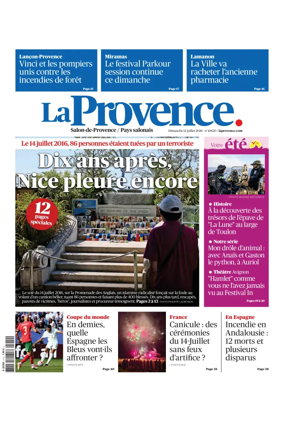 Cover of La Provence Salon-de-Provence / Pays salonais