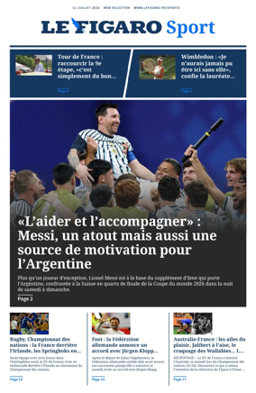 Cover of Le Figaro Sport