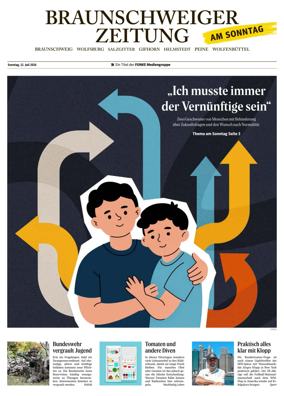 Cover of Braunschweiger Zeitung am Sonntag