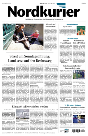 Cover of Demminer Zeitung