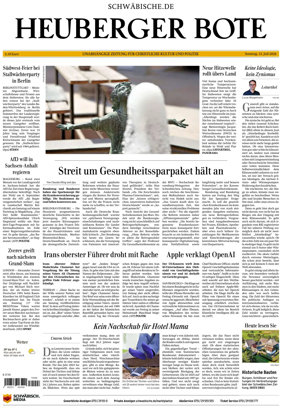 Cover of Heuberger Bote