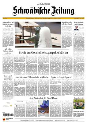 Cover of Schwabische Zeitung (Alb-Donau)