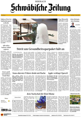 Cover of Schwabische Zeitung (Biberach)