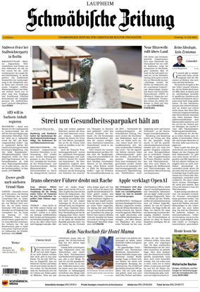 Cover of Schwabische Zeitung (Laupheim)