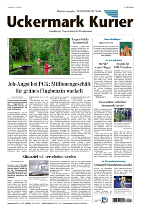 Cover of Templiner Zeitung