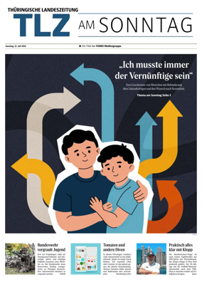 Cover of Thuringische Landeszeitung (TLZ am Sonntag)