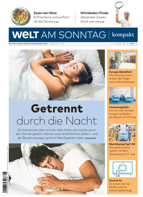 Cover of Welt am Sonntag - kompakt