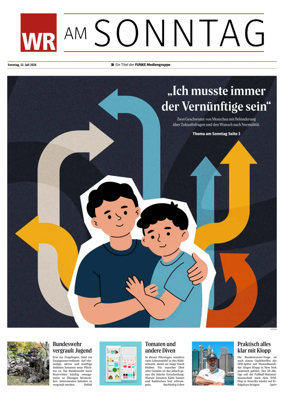 Cover of Westfalische Rundschau (WR am Sonntag)
