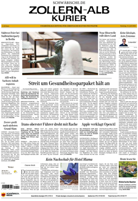 Cover of Zollern-Alb-Kurier (Balingen)