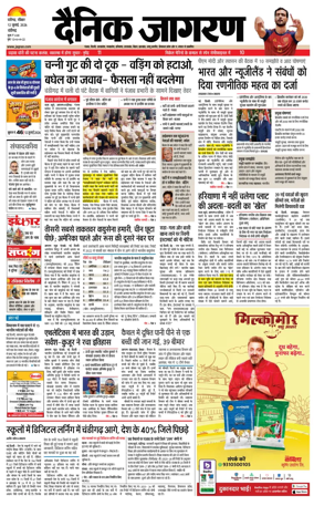 Cover of Dainik Jagran - Chandigarh