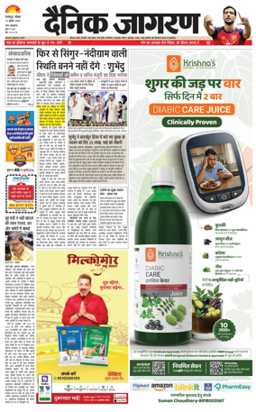 Cover of Dainik Jagran - Silliguri