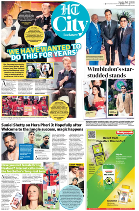 Cover of Hindustan Times (Lucknow) - Live