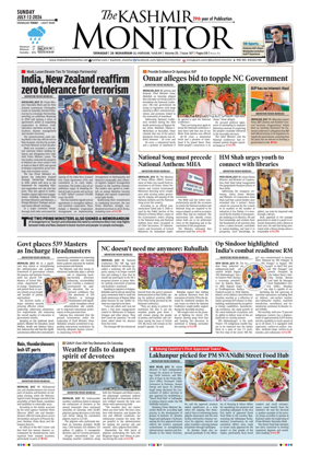 Cover of Kashmir Monitor