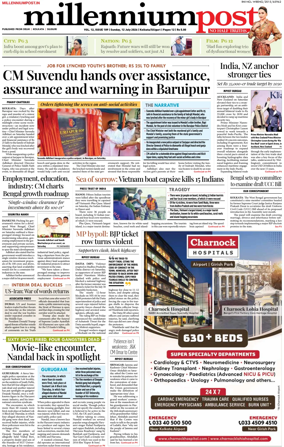 Cover of Millennium Post (Kolkata)