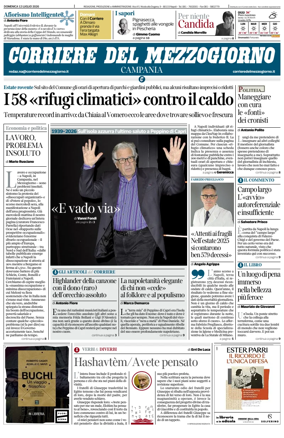 Cover of Corriere del Mezzogiorno (Campania)