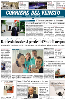 Cover of Corriere del Veneto (Padova e Rovigo)