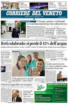 Cover of Corriere del Veneto (Treviso e Belluno)