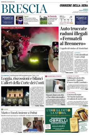 Cover of Corriere della Sera (Brescia)
