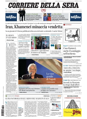 Cover of Corriere della Sera