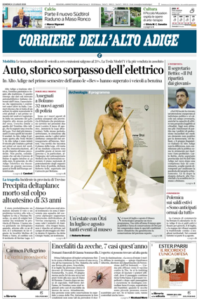Cover of Corriere dell'Alto Adige