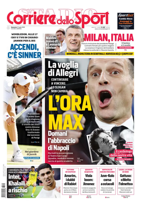 Cover of Corriere dello Sport (Campania)