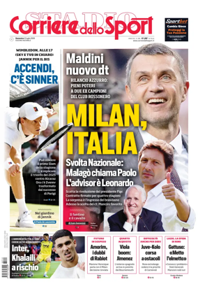 Cover of Corriere dello Sport (Nazionale)