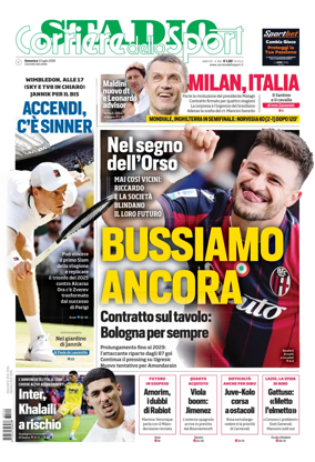 Cover of Corriere dello Sport Stadio (Bologna)
