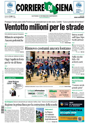 Cover of Corriere di Siena