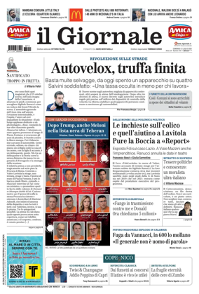 Cover of Il Giornale (Italy)