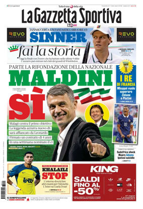 Cover of La Gazzetta dello Sport - Roma