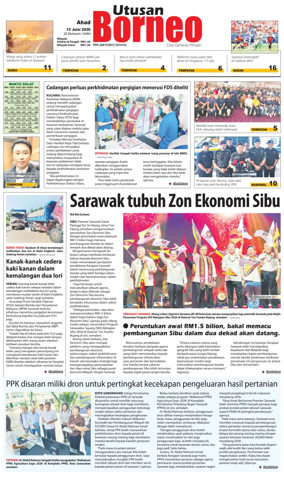Cover of Utusan Borneo (Sarawak)