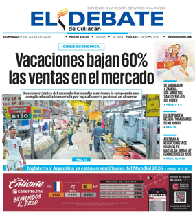 Cover of El Debate de Culiacan