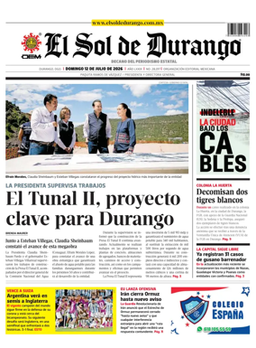 Cover of El Sol de Durango