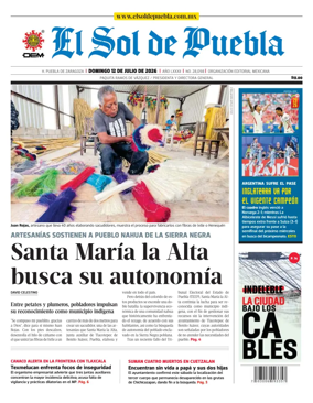 Cover of El Sol de Puebla