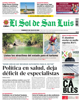 Cover of El Sol de San Luis Potosi