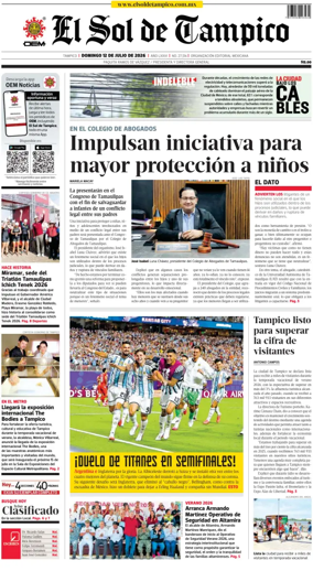 Cover of El Sol de Tampico