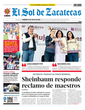 Cover of El Sol de Zacatecas