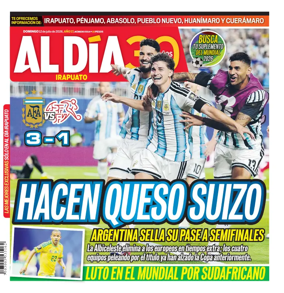 Cover of Periodico Al Dia (Irapuato)