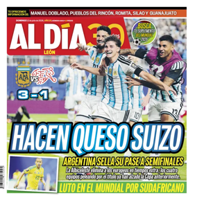 Cover of Periodico Al Dia (Leon)