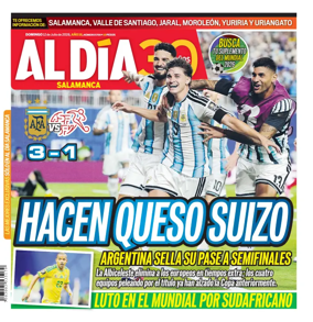 Cover of Periodico Al Dia (Salamanca)