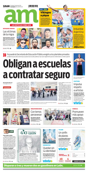 Cover of Periodico AM (Leon)