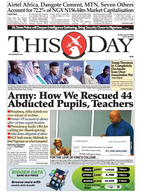 Cover of THISDAY