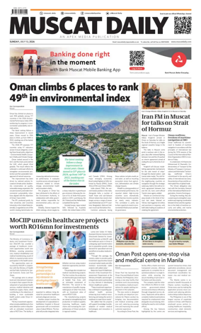 Cover of Muscat Daily