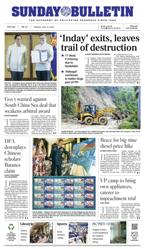 Cover of Manila Bulletin